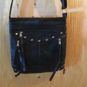 Leather handbag